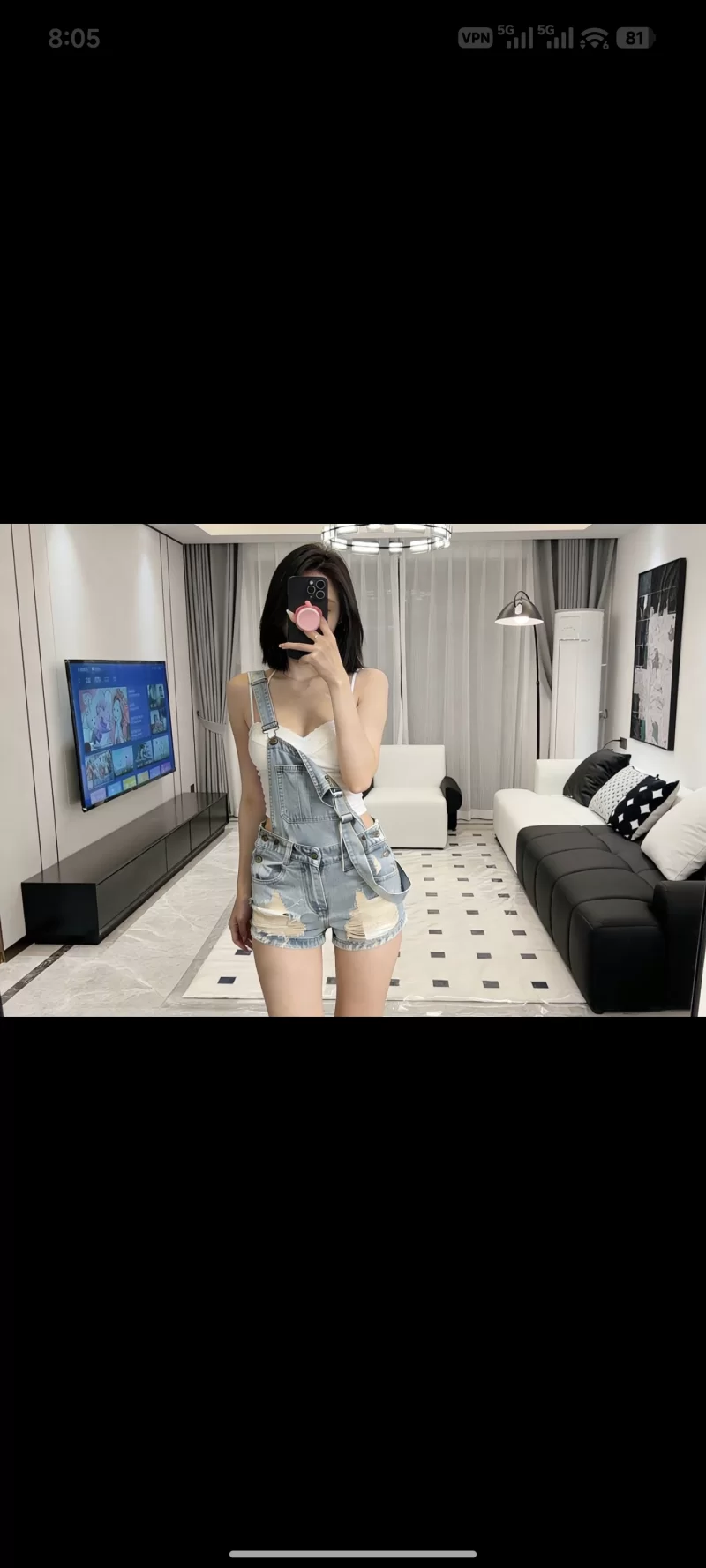 短发美女，颜值高